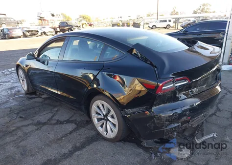 2021 Tesla Model 3 Standard Range Plus Rear-Wheel Drive из США, поврежденный, VIN 5YJ3E1EA4MF998473